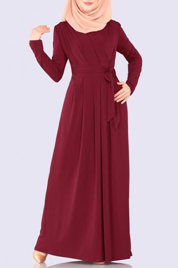 Kruvaze Detay Elbise